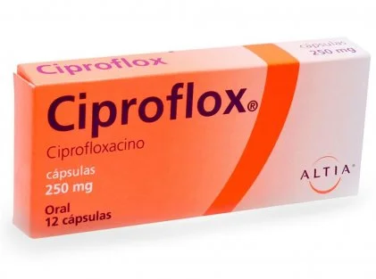 Cipro Ciproflox Ciprofloxacin 250 mg 36 Caps