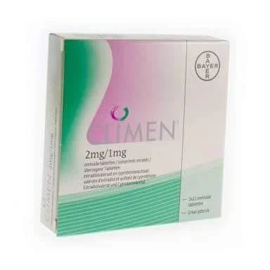 Climen Climene Estradiol Cyproterone 2mg / 1mg 21 Tabs