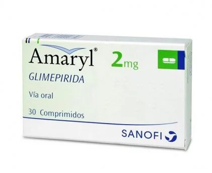 Amaryl Glimepiride 2 mg 30 Tabs