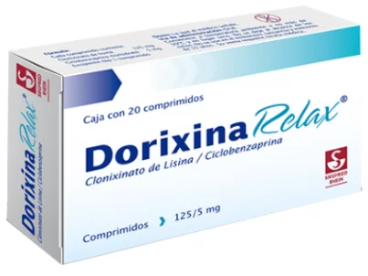 Disinal Dorixina Relax Lysine Clonixinate Cyclobenzaprine 125mg / 5mg 20 Tabs