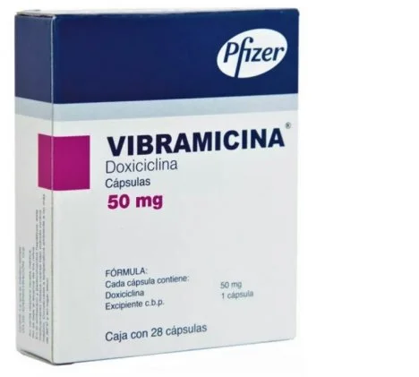 Doxycycline Vibramycin 50 mg 28 caps