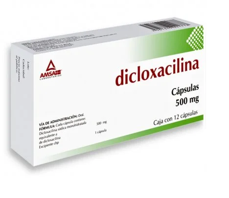 Dicloxacillin Generic, 24 Caps. (Dicloxacilina) Dicloxacillin