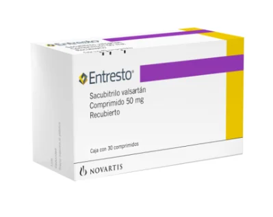 Entresto Valsart&agrave;n 50 mg 30 comprimidos
