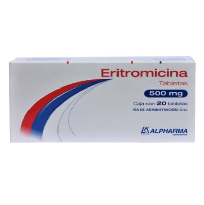 EryPed Ilosone Generic  Erythromycin 500 mg 20 Tabs