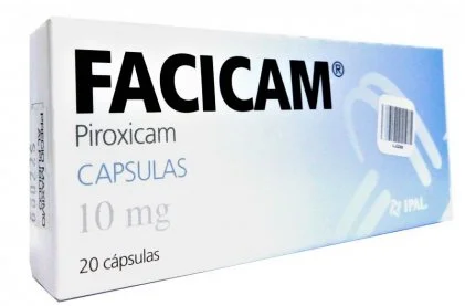 Feldene Facicam Piroxicam 10 mg 40 Caps