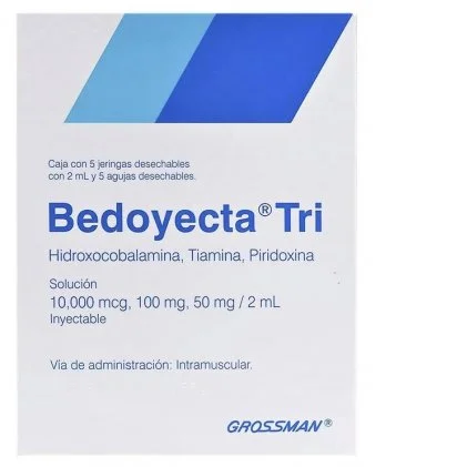 Bedoyecta Tri Injectable 5 Syringes 2ml.