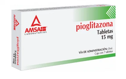 Actos Pioglitazone Generic 15 mg 14 tabs