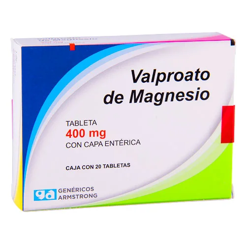 Magnesium Valproate Generic  400mg 20 Tabs
