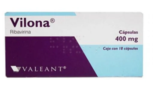 Trivorin Ribavirin Vilona 400 mg 18 Caps Ribavirina