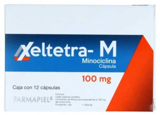 Minocin Minocycline Xeltetra M 100 mg 12 Caps